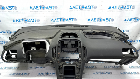 Torpedo front panel without AIRBAG Chevrolet Volt 11-15 black, without pad on the pillow, scratches