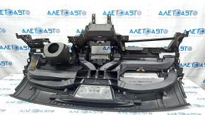 Torpedo front panel without AIRBAG Chevrolet Volt 11-15 black, without pad on the pillow, scratches