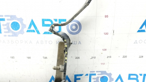 VW Tiguan 18-usa rear bumper reinforcement is dented, bolt is broken