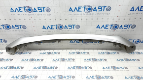 Mitsubishi Outlander 16-21 front bumper lip, scratches, cracks in fasteners, dent