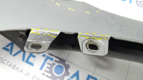 Mitsubishi Outlander 16-21 front bumper lip, scratches, cracks in fasteners, dent
