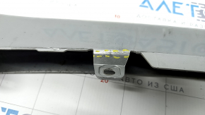Mitsubishi Outlander 16-21 front bumper lip, scratches, cracks in fasteners, dent