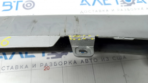 Mitsubishi Outlander 16-21 front bumper lip, scratches, cracks in fasteners, dent