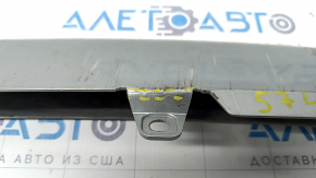 Mitsubishi Outlander 16-21 front bumper lip, scratches, cracks in fasteners, dent