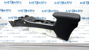 Central console armrest and cup holders Mitsubishi Outlander 16-21 rest, 4WD, black, scratches, for cleaning