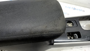 Central console armrest and cup holders Mitsubishi Outlander 16-21 rest, 4WD, black, scratches, for cleaning