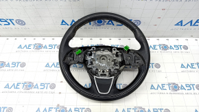 Naked steering wheel Mitsubishi Outlander 14-21 leather black, scratches, for dry cleaning