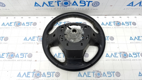Naked steering wheel Mitsubishi Outlander 14-21 leather black, scratches, for dry cleaning