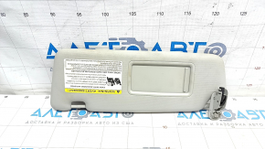 Left visor Audi Q5 8R 09-17 gray, without hook, for cleaning