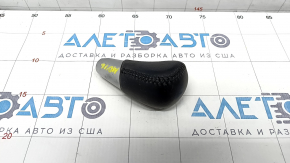 Gear knob Mitsubishi Outlander 14-21 leather black, scratches