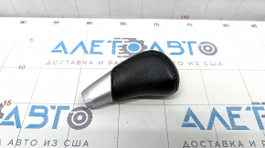 Gear knob Mitsubishi Outlander 14-21 leather black, scratches
