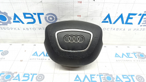 Airbag in steering wheel driver Audi Q5 8R 13-17 black, chrome finish