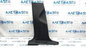 Center pillar trim lower left Audi Q5 8R 09-17 black, scratches