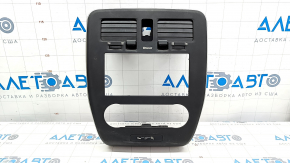 Frame overlay for Nissan Leaf 13-17 display with air duct deflector, matte