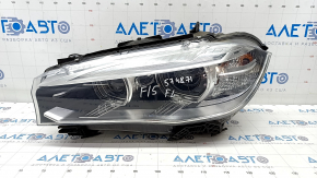 Front left headlight complete BMW X5 F15 14-18 xenon, with fasteners, sand