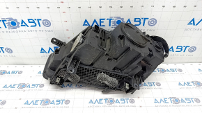 Front right headlight complete BMW X5 F15 14-18 xenon, with fasteners, sand, broken fastener