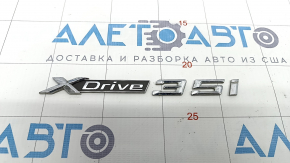 Emblem inscription Xdrive35i door front left BMW X5 F15 14-18