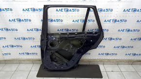 Bare rear right door BMW X5 F15 14-18 blue A89, dents, bump