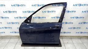 Door bare front left BMW X5 F15 14-18 blue A89, dent, bumps