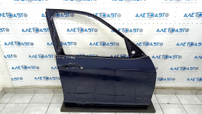 Door bare front right BMW X5 F15 14-18 blue A89, dents, bumps