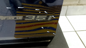 Door bare front right BMW X5 F15 14-18 blue A89, dents, bumps