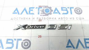 Emblem inscription Xdrive35i door front right BMW X5 F15 14-18