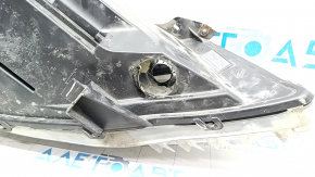 Headlight front left bare Chevrolet Volt 11-15 sand, non-standard holes