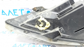 Headlight front right bare Chevrolet Volt 11-15 sand, crack, non-standard holes