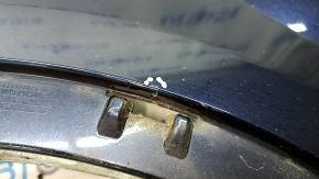 Front left wing BMW X5 F15 14-18 with bracket, blue A89, plastic, broken fasteners, bumpers