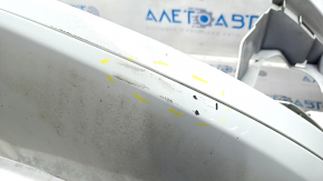 Bare front bumper Audi Q5 8R 13-17 rest, white, for parking sensors, with lip, scratches