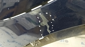 Front right wing BMW X5 F15 14-18 with bracket, blue A89, plastic, broken fasteners, scratches, cracked
