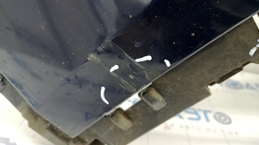 Front right wing BMW X5 F15 14-18 with bracket, blue A89, plastic, broken fasteners, scratches, cracked