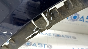 Front right wing BMW X5 F15 14-18 with bracket, blue A89, plastic, broken fasteners, scratches, cracked