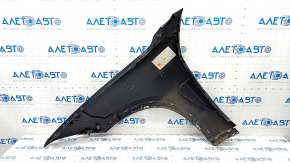 Front right wing BMW X5 F15 14-18 with bracket, blue A89, plastic, broken fasteners, scratches, cracked