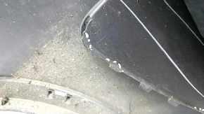 Front right wing BMW X5 F15 14-18 with bracket, blue A89, plastic, broken fasteners, scratches, cracked