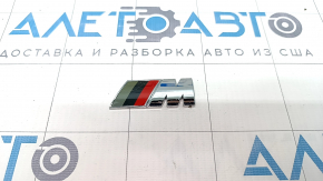 Emblem inscription "M" wing front left BMW X5 F15 14-18 burned out