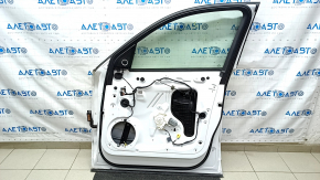 Door assembly front right Audi Q5 8R 09-17 keyless, white LS9R, scratches on the trim