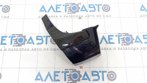 Front panel trim left BMW X5 F15 14-18 dark wood