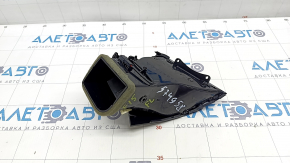 Front panel air duct deflector driver BMW X5 F15 14-18 black, broken mount