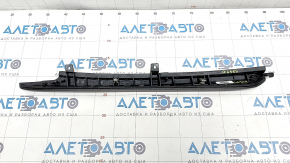 Side trim center console left BMW X5 F15 14-18 dark wood anthrazit, scratches