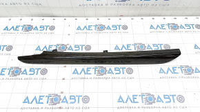 Side trim center console right BMW X5 F15 14-18 dark wood anthrazit, scratches