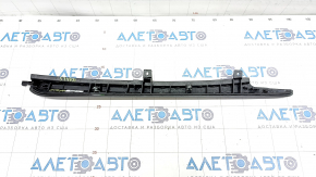 Side trim center console right BMW X5 F15 14-18 dark wood anthrazit, scratches