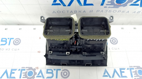 BMW X5 F15 14-18 black central console air duct deflector, for climate control, scratches, broken fasteners