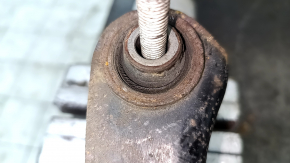 Lower transverse control arm rear left Mitsubishi Outlander 16-21 rest, rusty, cracked silent blocks