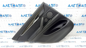 Door trim card rear left BMW X5 F15 14-18 leather black Dakota without curtain, scratches, tears, dents
