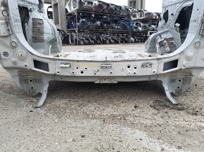 Rear panel Mitsubishi Outlander 14-21 2 parts, on the body, white
