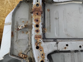 Quarter wing rear left Mitsubishi Outlander 14-21 on the body, white, rusty, bumps, dents