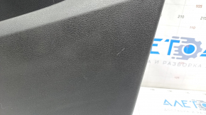 Door trim card front right Audi Q5 8R 09-17 black, insert black, armrest rubber, molding under wood gloss, Bang and Olufsen, break crepe, scratch