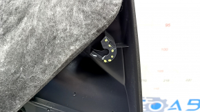 Door trim card front right Audi Q5 8R 09-17 black, insert black, armrest rubber, molding under wood gloss, Bang and Olufsen, break crepe, scratch