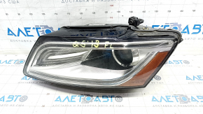 Front left headlight complete Audi Q5 8R 13-17 rest xenon, scratches, sand